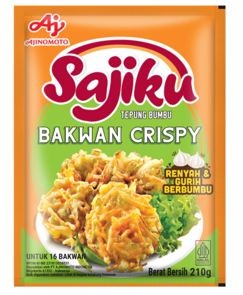 Sajiku Tepung bumbu Bakwan Crispy Sachet 210g