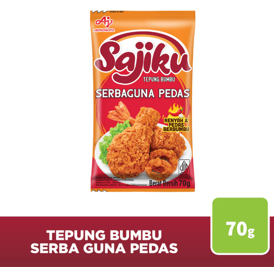 Sajiku Tepung Bumbu Pedas Sachet 70g