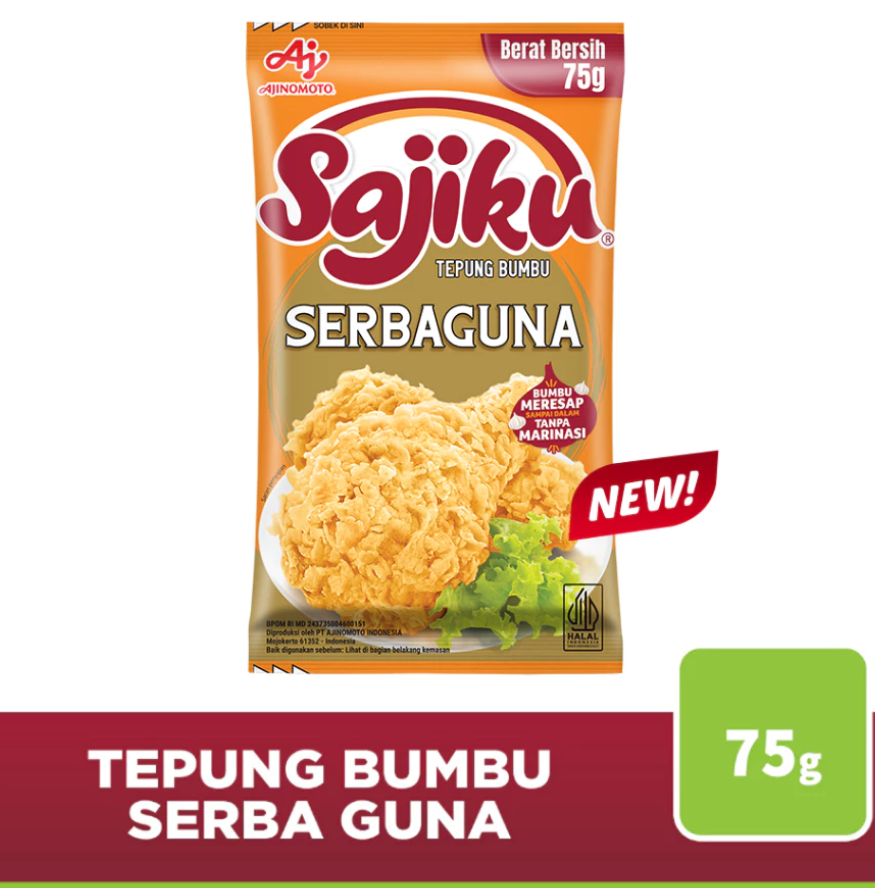 Sajiku Tepung Bumbu Serba Guna Sachet 75g
