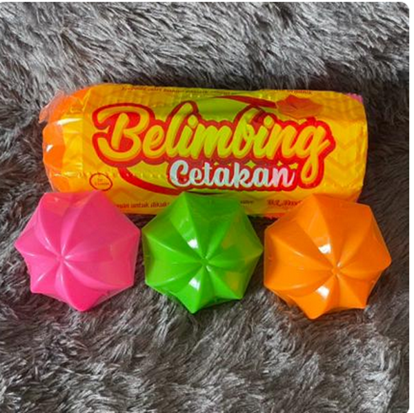 Cetakan Kue/Puding/Bolu/Talam/Agar Belimbing (1 pack @12 pcs)