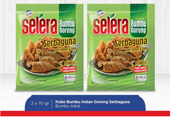 Kobe Selera Bumbu Instan Goreng Serbaguna 70gr x 2pcs