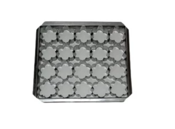 Cetakan Kastengel Besar / Cookies Cutter / Kastengel Bingkai 20 Lubang - Bunga