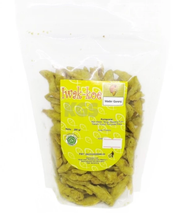 IKAN WADER GORENG Iwak KOE 200 Gram