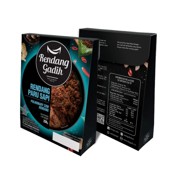 Rendang Gadih - Rendang Paru Sapi 250 g