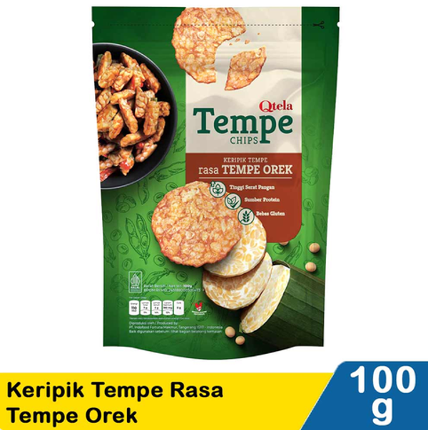 Qtela keripik tempe tempe orek 100g