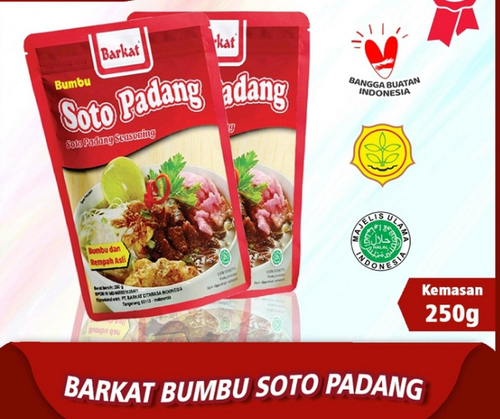Barkat  BUMBU SOTO Padang 250 gr asli khas Minang