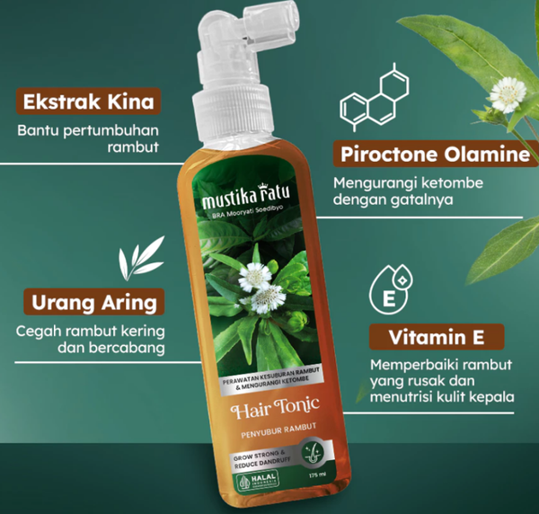 Mustika Ratu Ramuan Penyubur Rambut 175ml Hair Tonic
