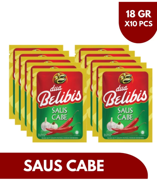 Dua Belibis Saus Cabe Sachet (18G x10 pcs)
