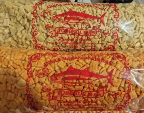 Kerupuk rambak tahu kotak medan 1 kg Pedas