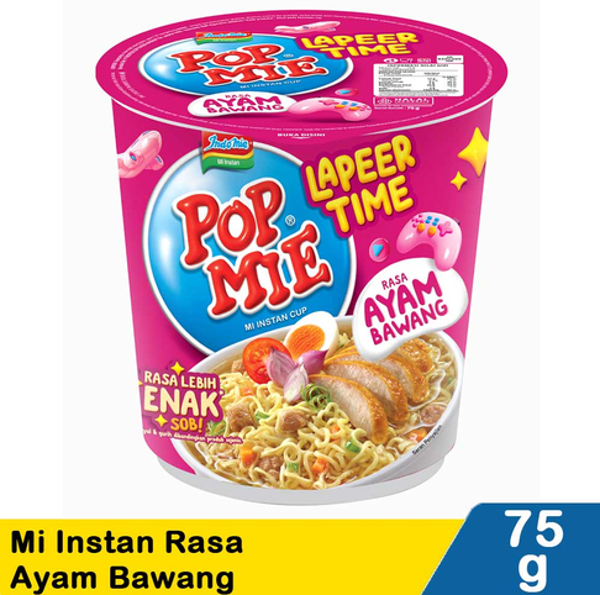 Pop mie mi instan ayam bawang 75g