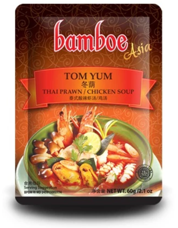 Bamboe Tom Yum (Thai Prawn/Chicken Soup) 60 G