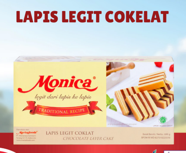 Monica Kue Lapis Legit Chocolate 600g
