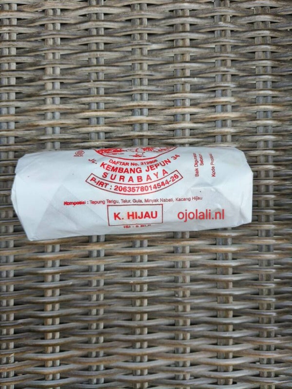CAP SARI MURNI KEMBANG JEPUN SURABAYA PIA  KACANG HIJAU