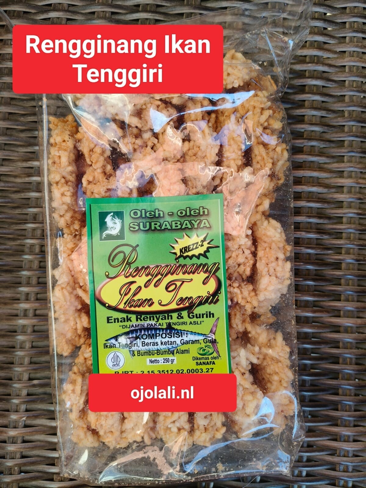 Rengginang Ikan Tenggiri Khas Oleh-Oleh Surabaya