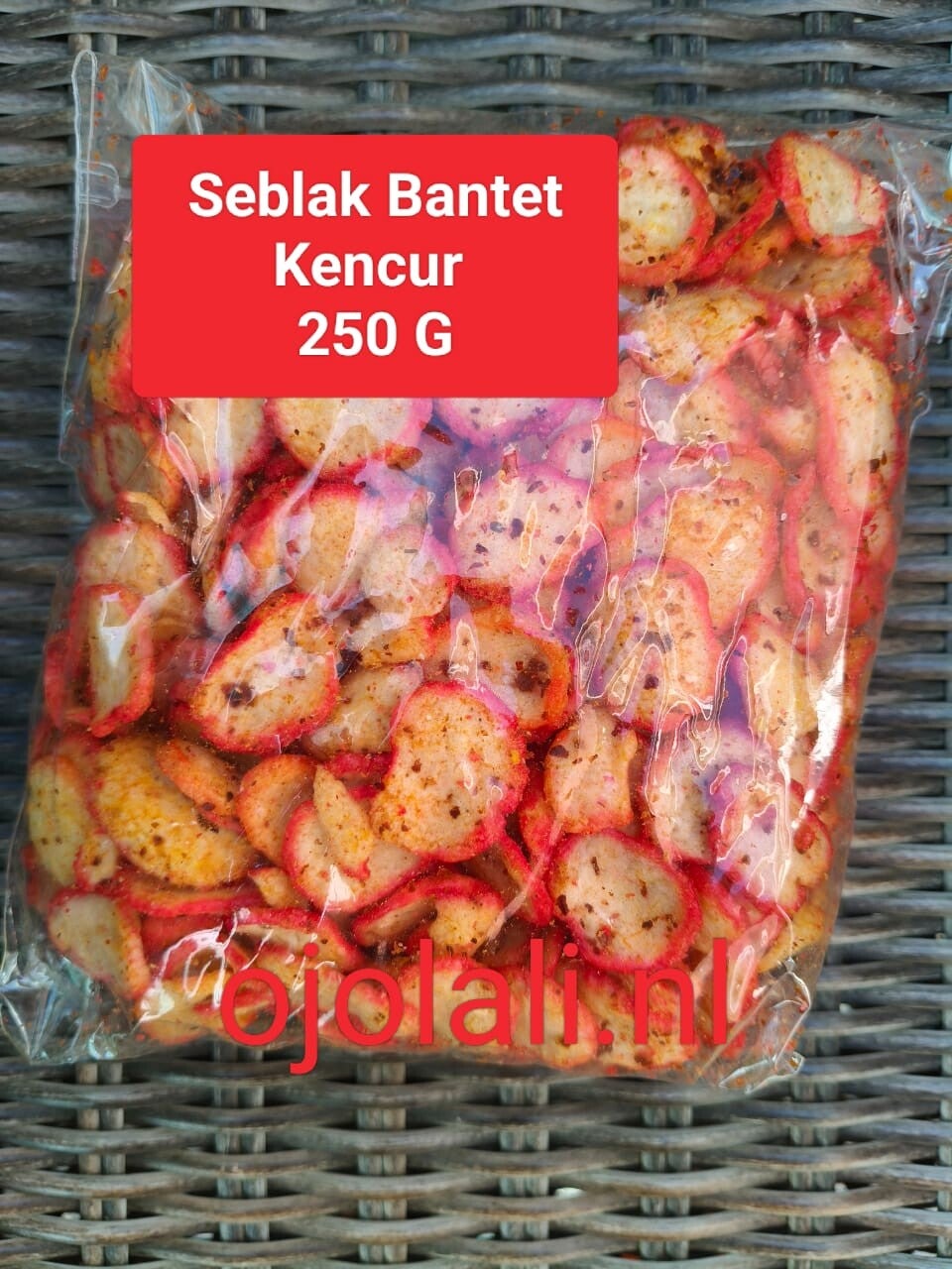 KERUPUK SEBLAK BANTET KENCUR 250 gram