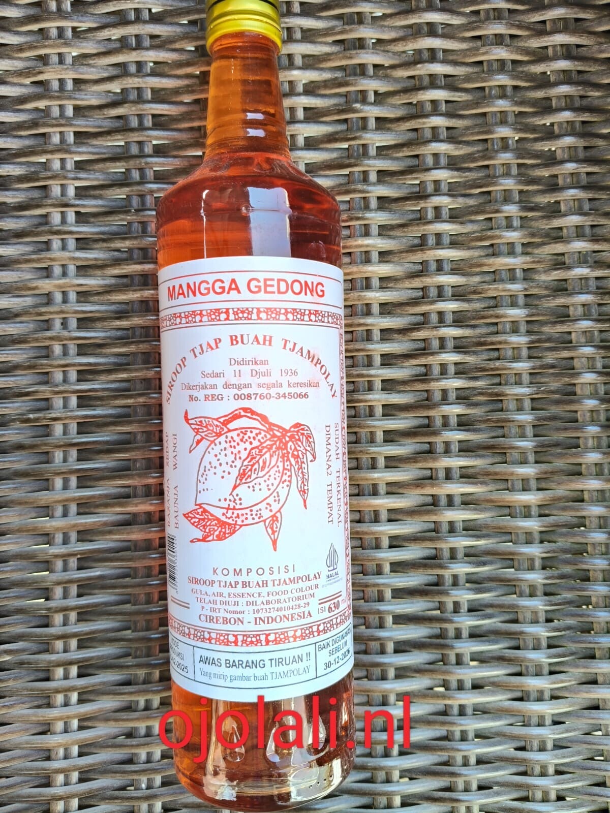 SIRUP TJAMPOLAY MANGGA GEDONG ASLI CIREBON 630ML