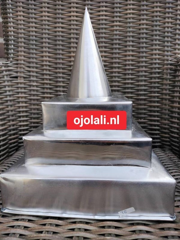 Cetakan Candi Nasi Tumpeng Susun Kotak Besar Jumbo (Uk 22cm Height 30cm )