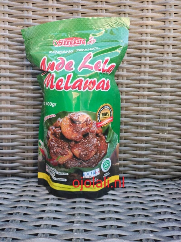 Rendang Jengkol Asli Padang "Ande Lela Melawas" Khas Silungkang Sumatera Barat | 500 Gram