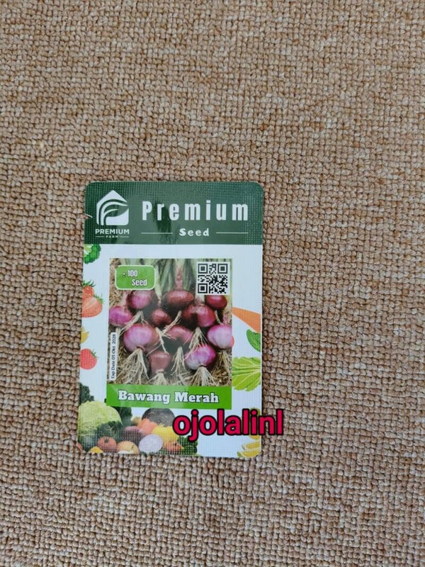 Benih Biji Premium Bawang merah per pack