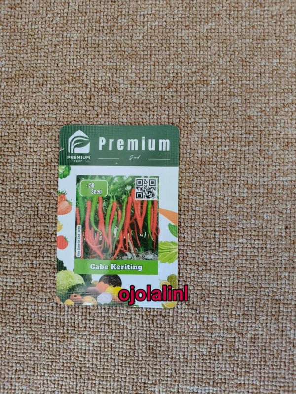 Benih Biji Premium Cabe Keriting per pack