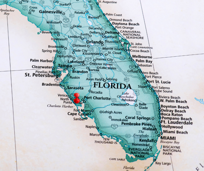 Map - Rotonda West Florida