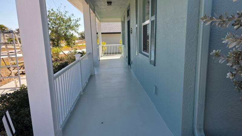 Fresh exterior repaint Punta Gorda Florida home by Integrity Painting