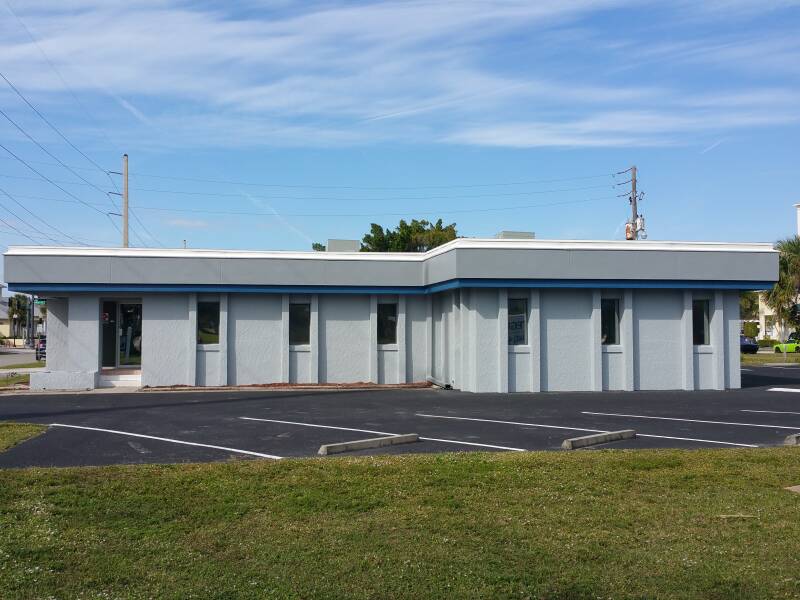 After Commercial Florida stucco exterior repaint Punta Gorda FL Integrity Painting