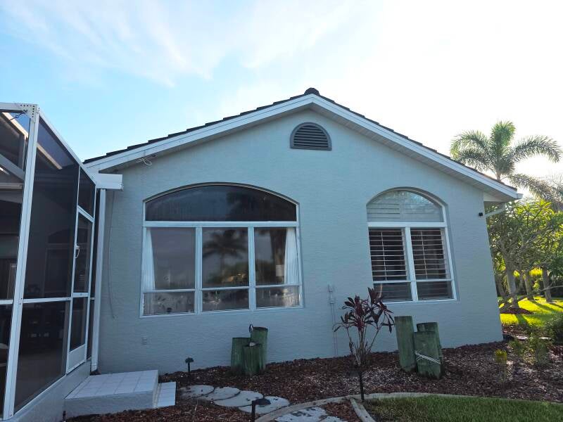 After Rear View Professional exterior house painters Port Charlotte Florida Integrity Painting