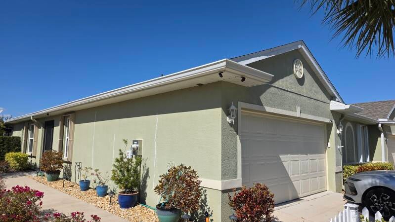 Before - Florida stucco exterior repaint Port Charlotte FL Integrity Painting