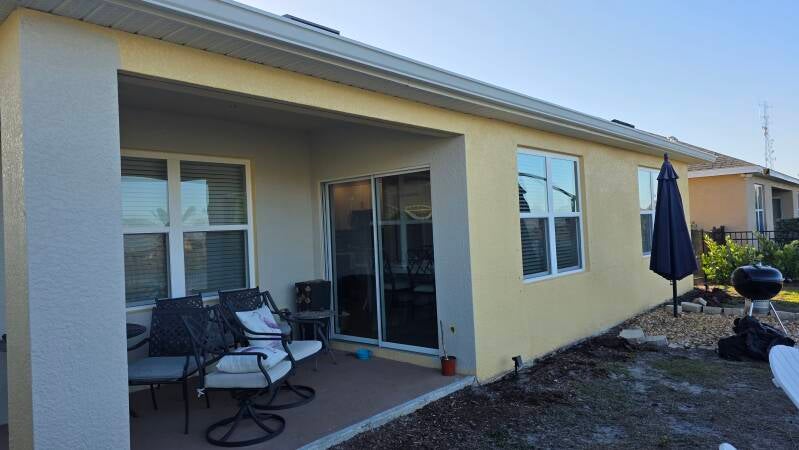 Before Lanai Residential exterior painting Charlotte County Florida Integrity Painting
