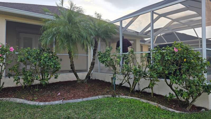 Exterior house painting Punta Gorda FL by Integrity Painting – rearelevation