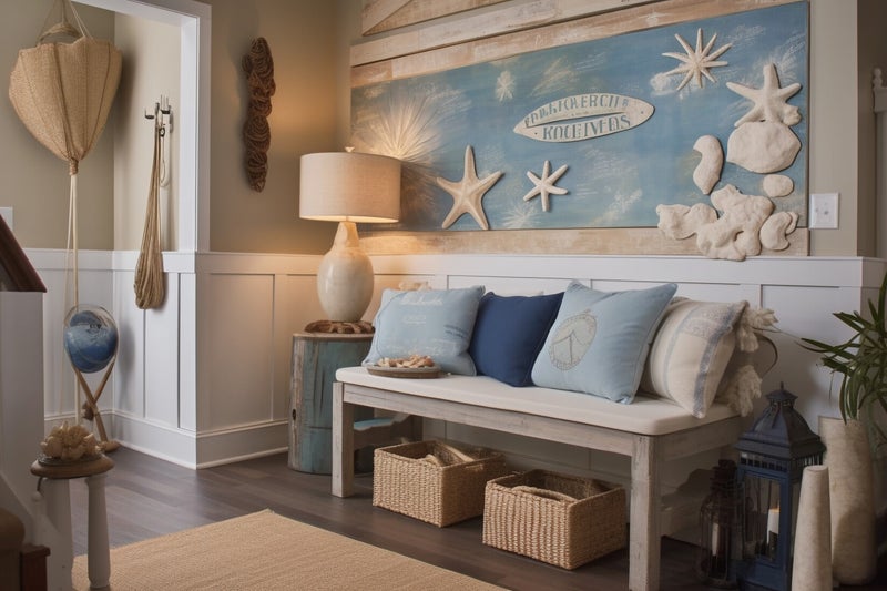 Tropical Interior - Blue