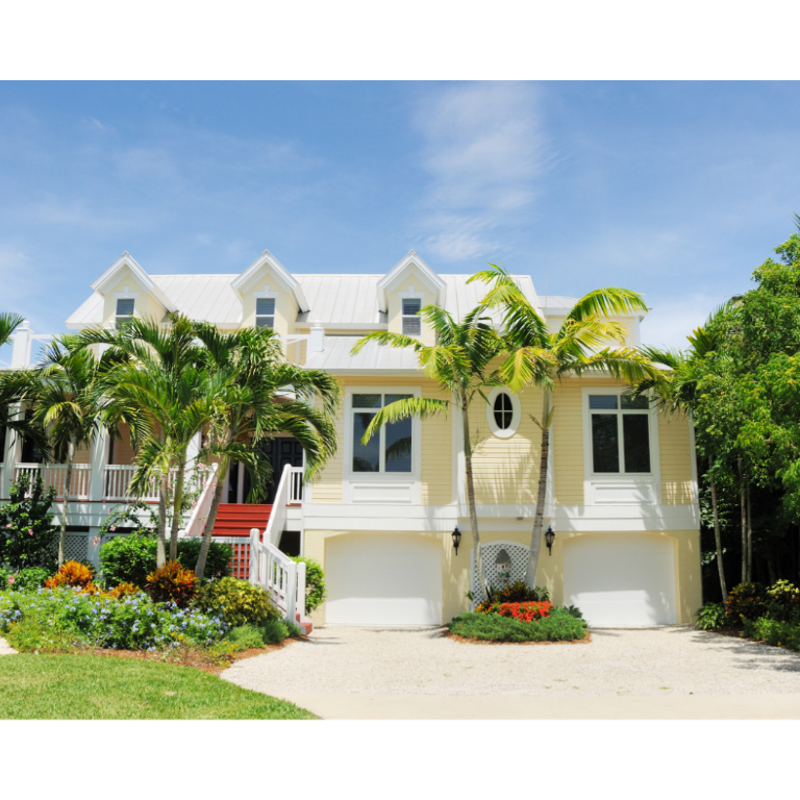 Boca Grande Home painted Yellow