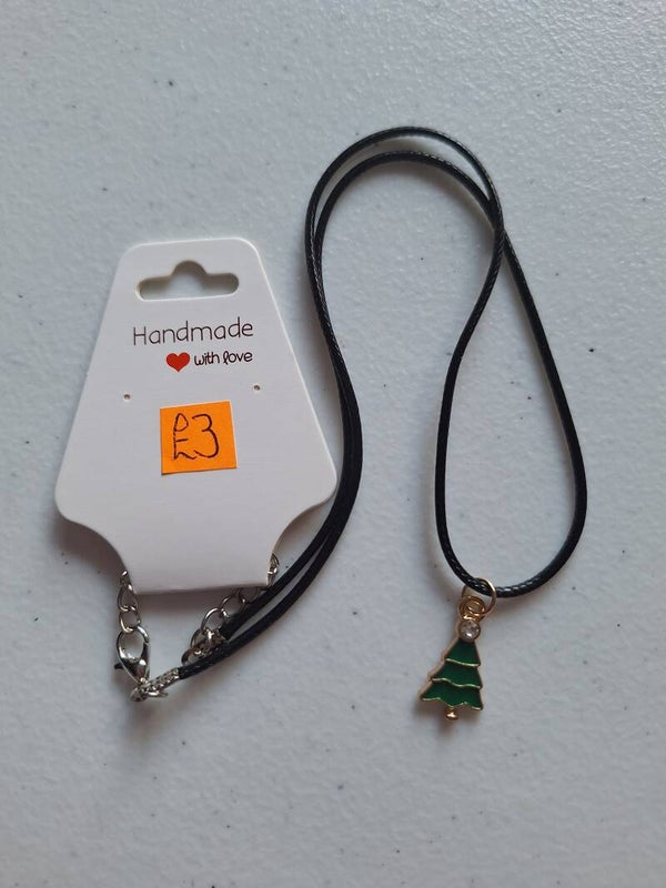 208 Christmas Tree Necklace