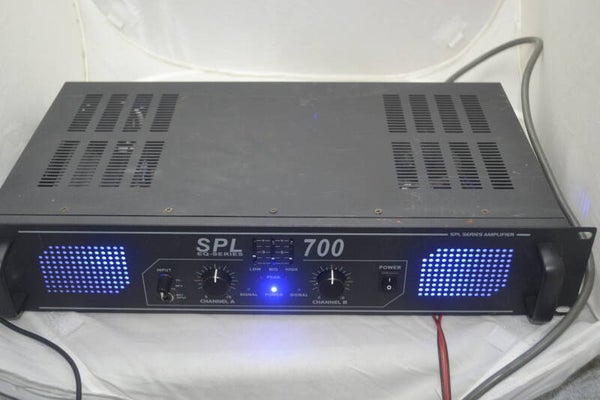 Skytec SPL 700 Power Amplifier - DJ Stereo PA System Home Audio