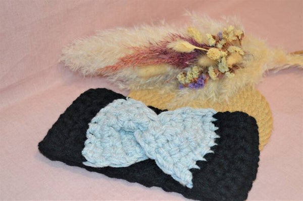 HB CROCHET Noir & Gris