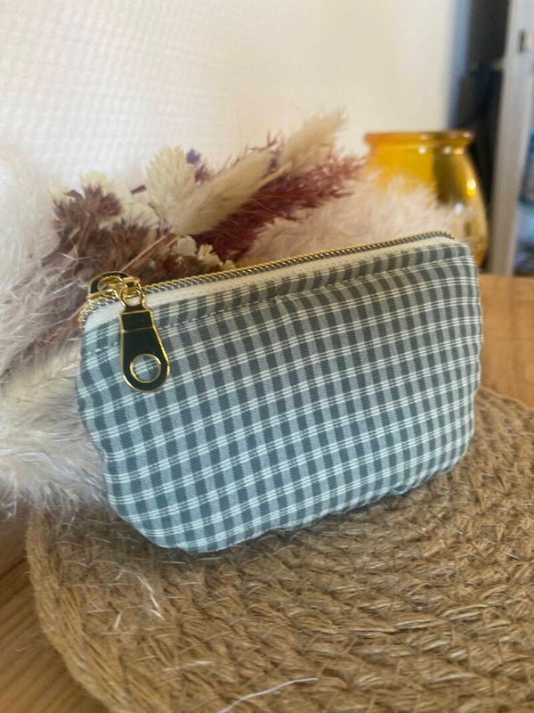 Porte-Monnaie Vichy Vert