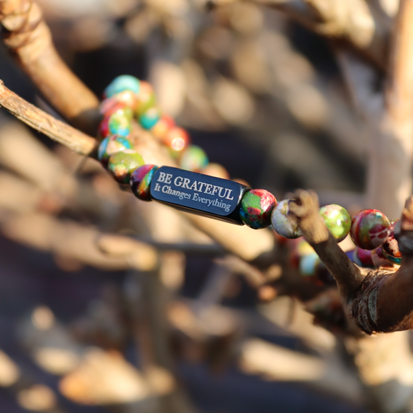 Natuursteen Heren Armband | Multi