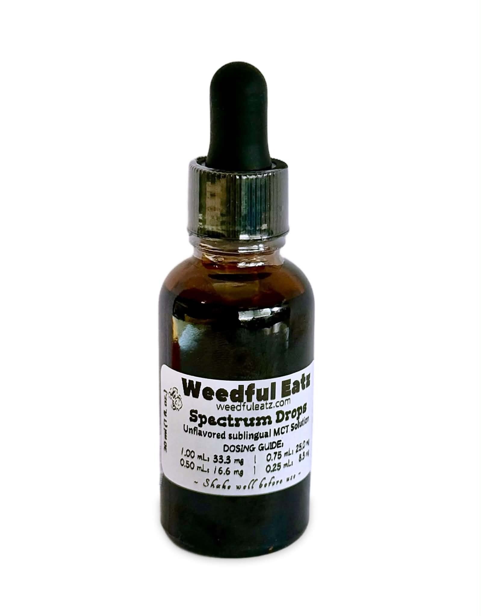 Spectrum Drops:  Unflavored Sublingual MCT Solution