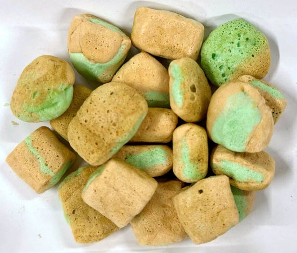 🍏🎃 Freeze Dried Caramel Apple Taffy Bites 🎃🍏