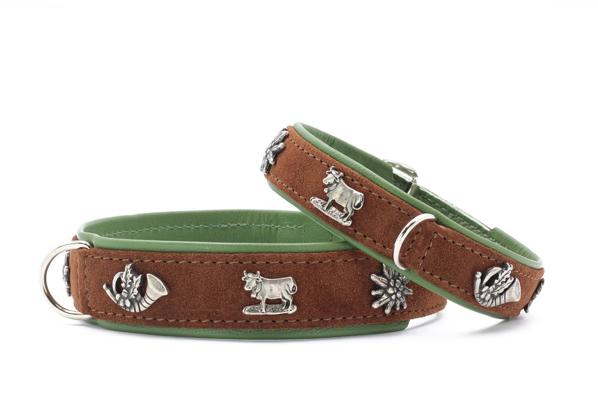Lederhalsband Die Kuh | Zoey's Hundehtte