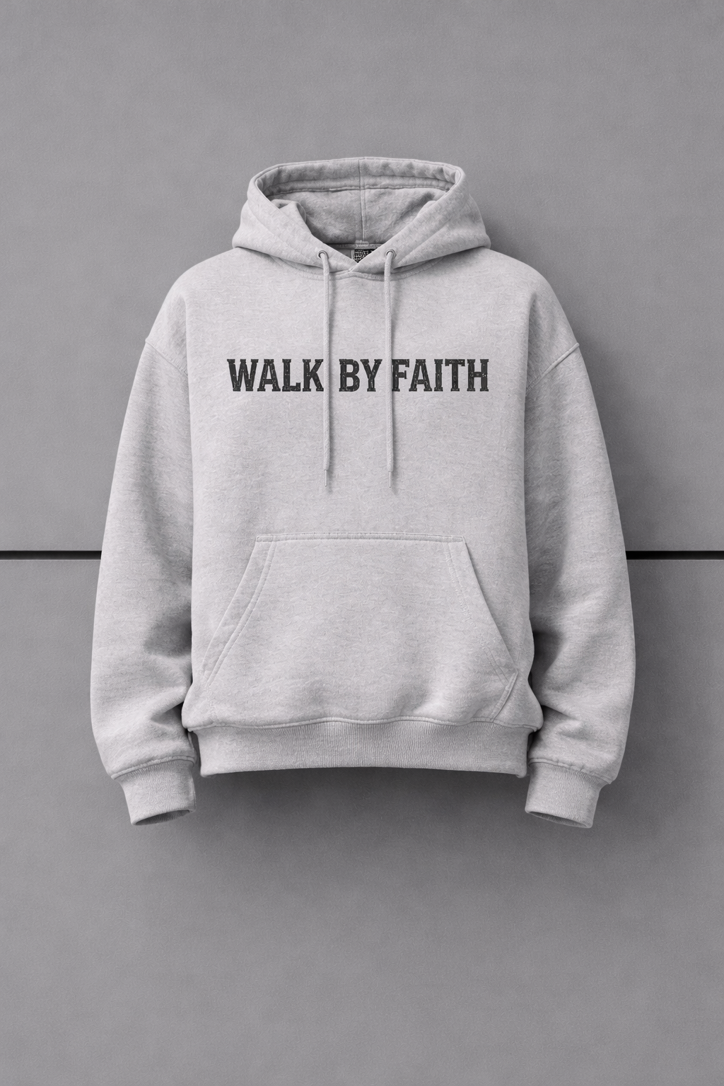 Unisex walk by faith hoodie