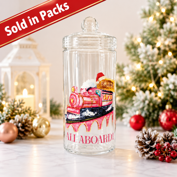 -Pink Christmas Express Sweet Tub -5 Pack