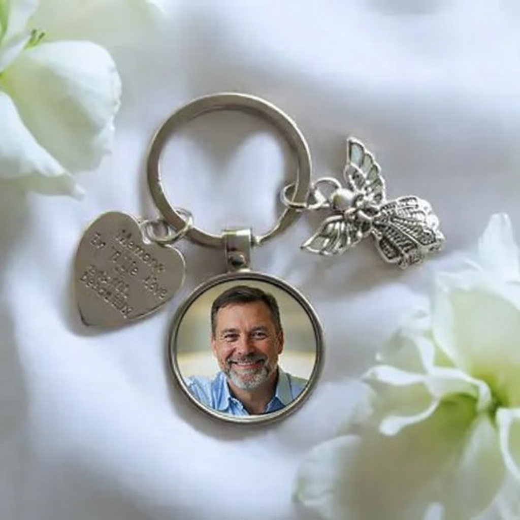-Sublimation Angel Keyring