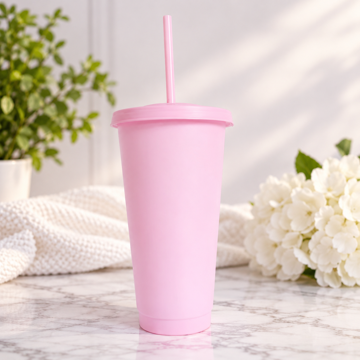-Cold Cup - Baby Pink 24oz