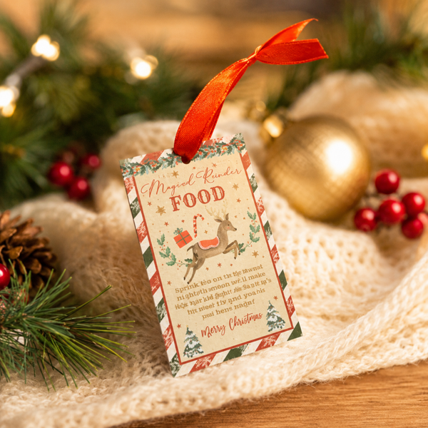 -Reindeer Food Tag