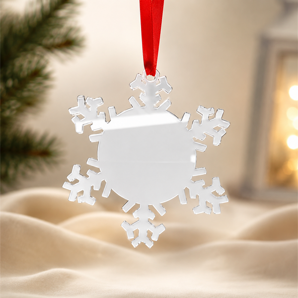 -Snowflake Acrylic Decoration
