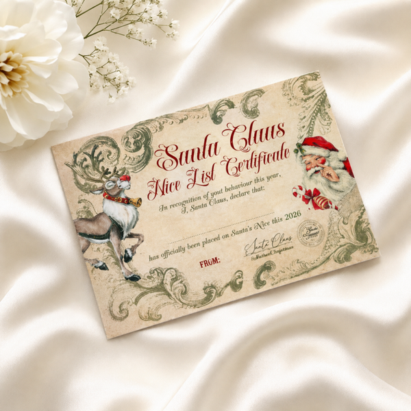 -Santa Nice List Certificate #3