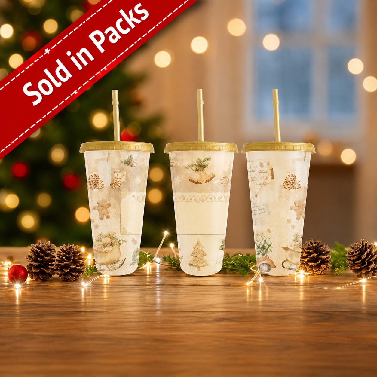 -Christmas Eve Christmas Cup -24oz