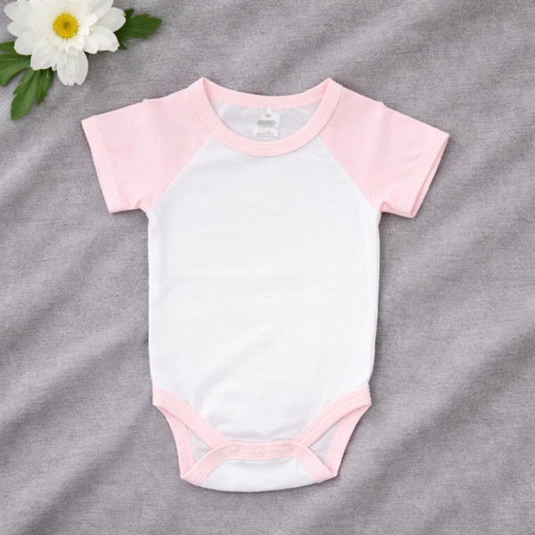 -Sublimation Baby Vest - Pink